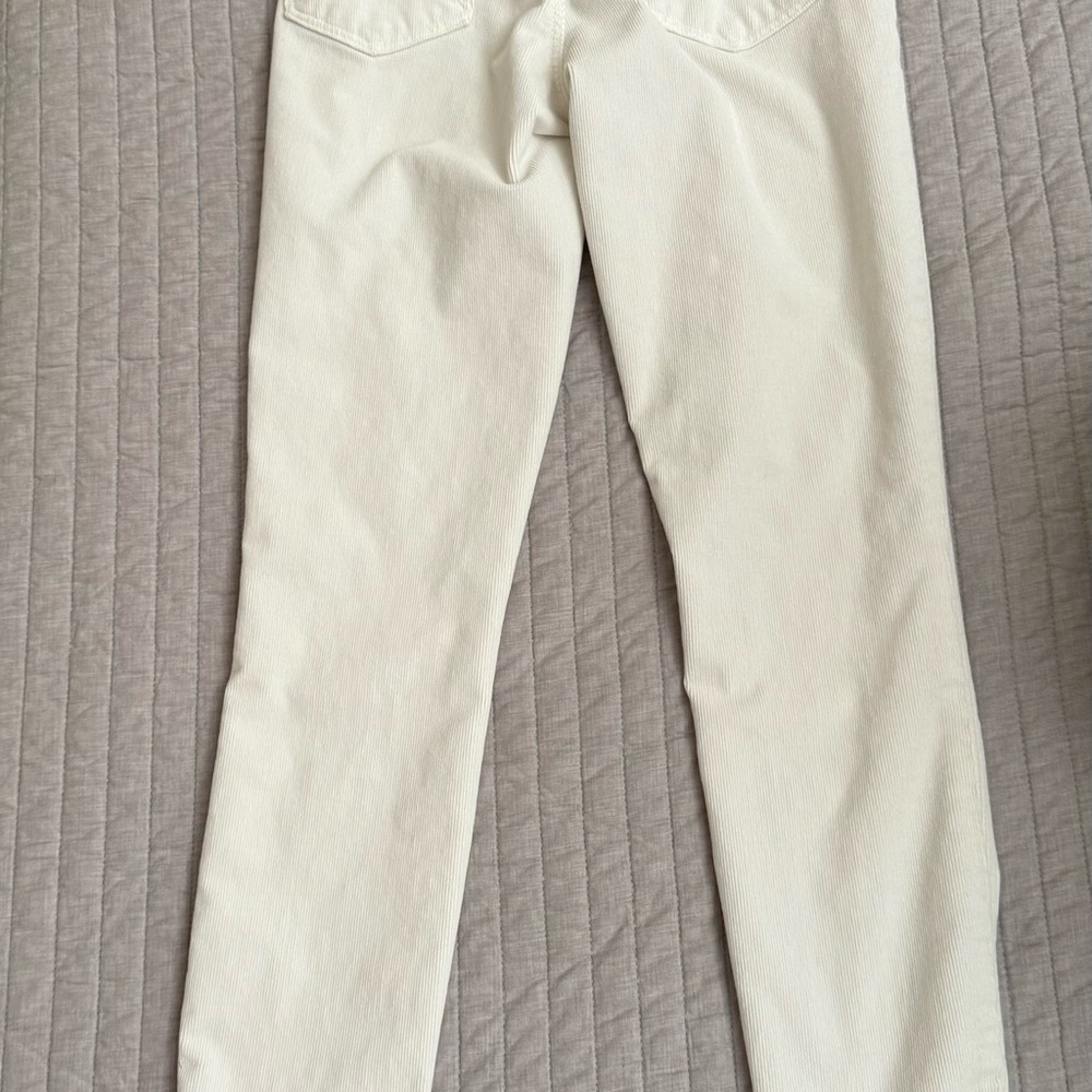 J Brand Women's Skinny Corduroy Pants in Cream color - Picture 4 of 4
